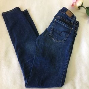 American eagle super stretch skinny jeans size 00
